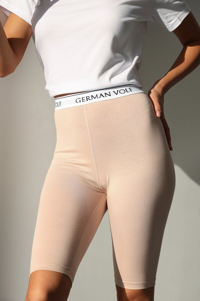 Хлопковые велосипедки 23125 beige