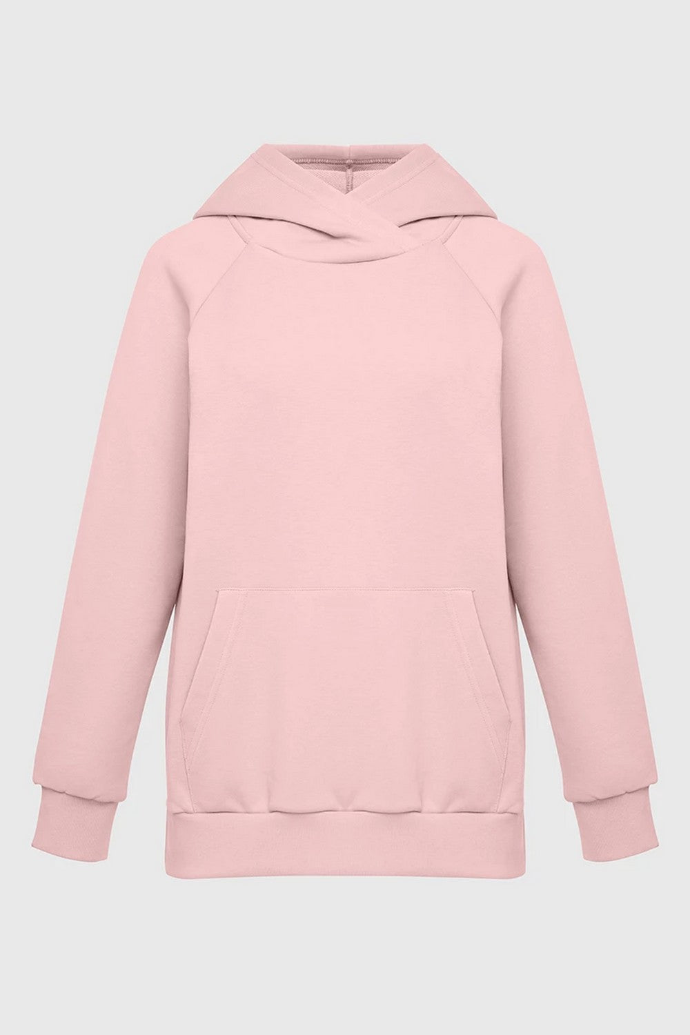 Хлопковое худи с капюшоном 23137 pink quartz