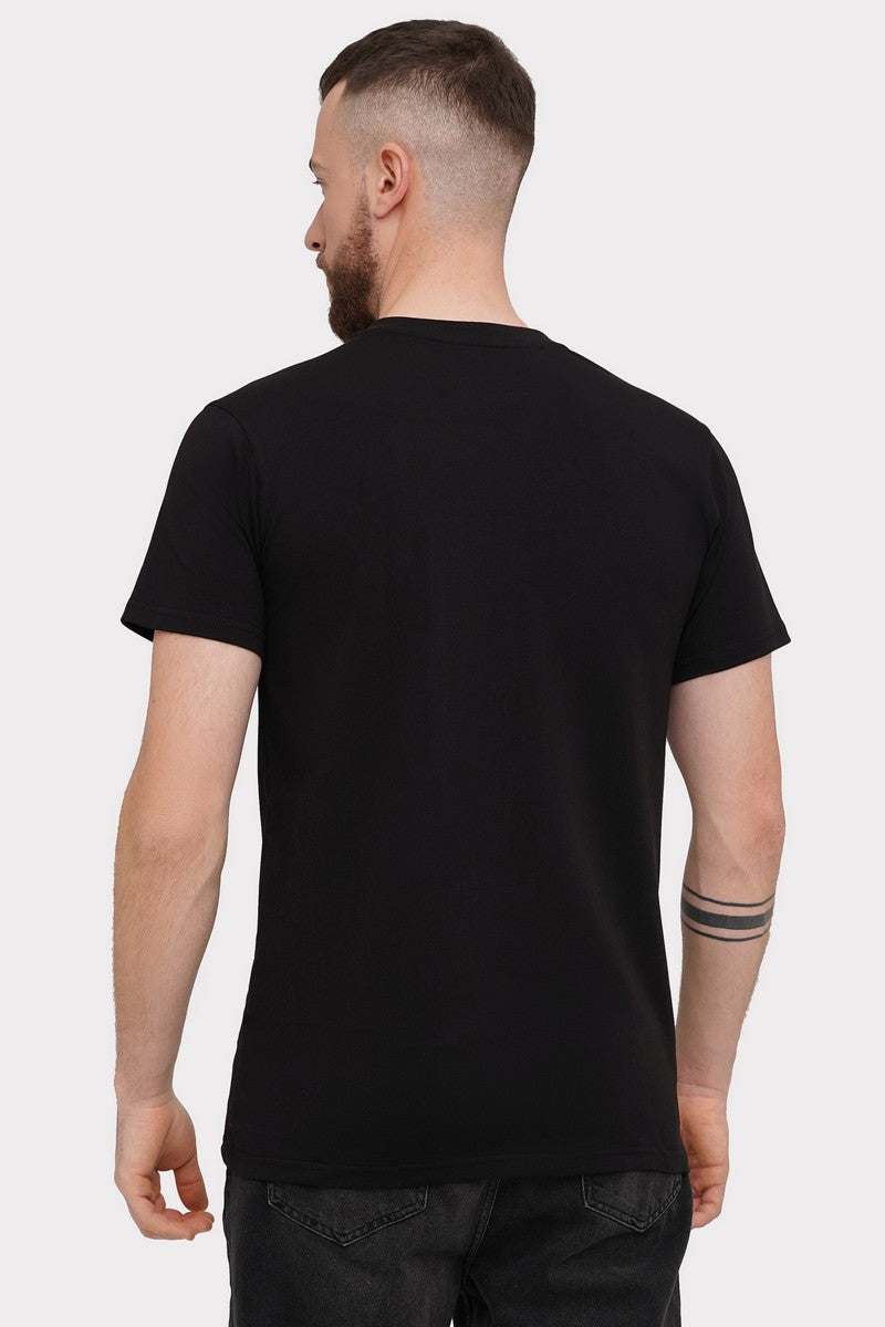 Чоловіча футболка з бавовни 24009 black