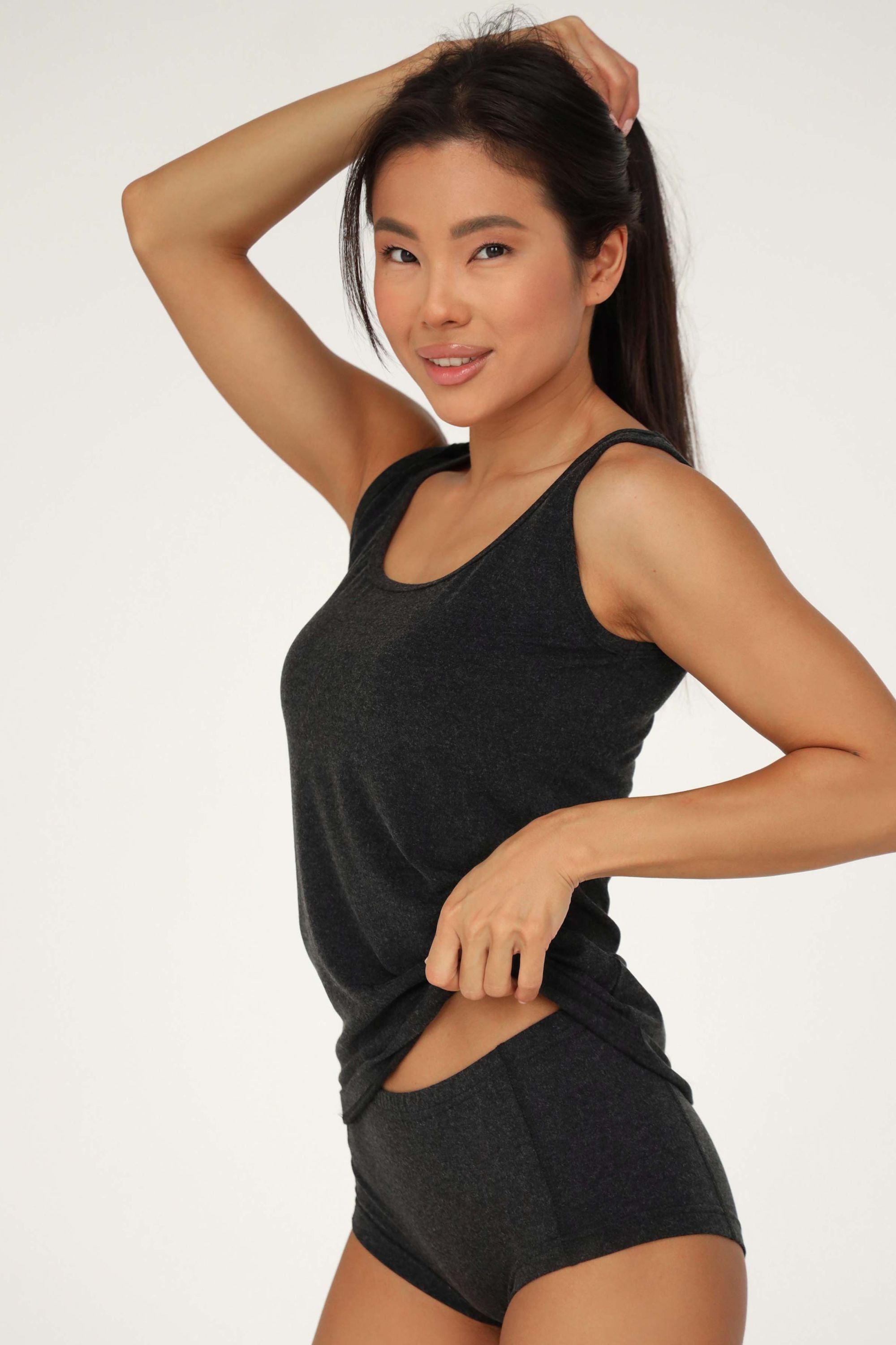 Термомайка из вискозы 23172 dark gray