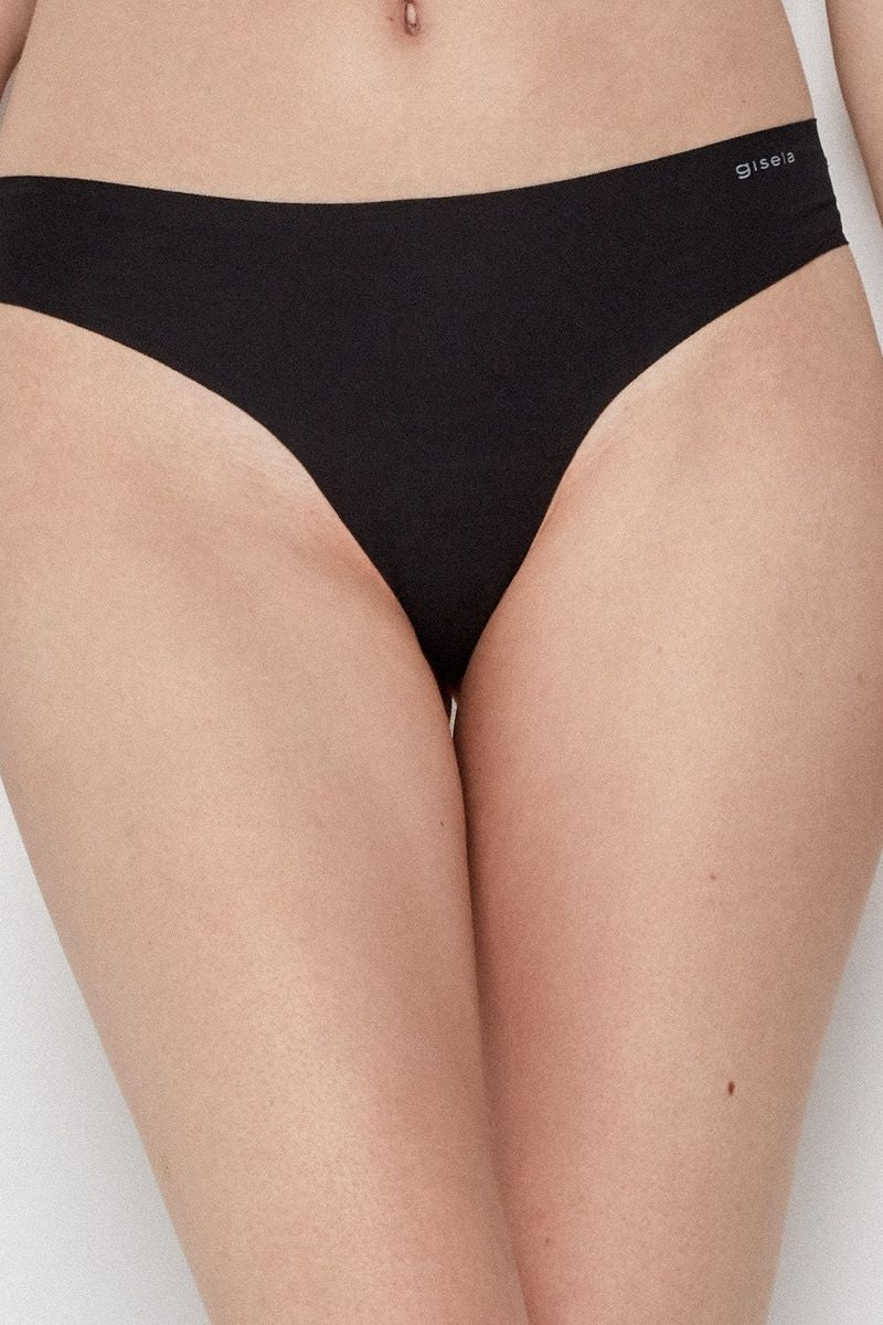 Трусики бразилиана из эко-хлопка 1/0234 black