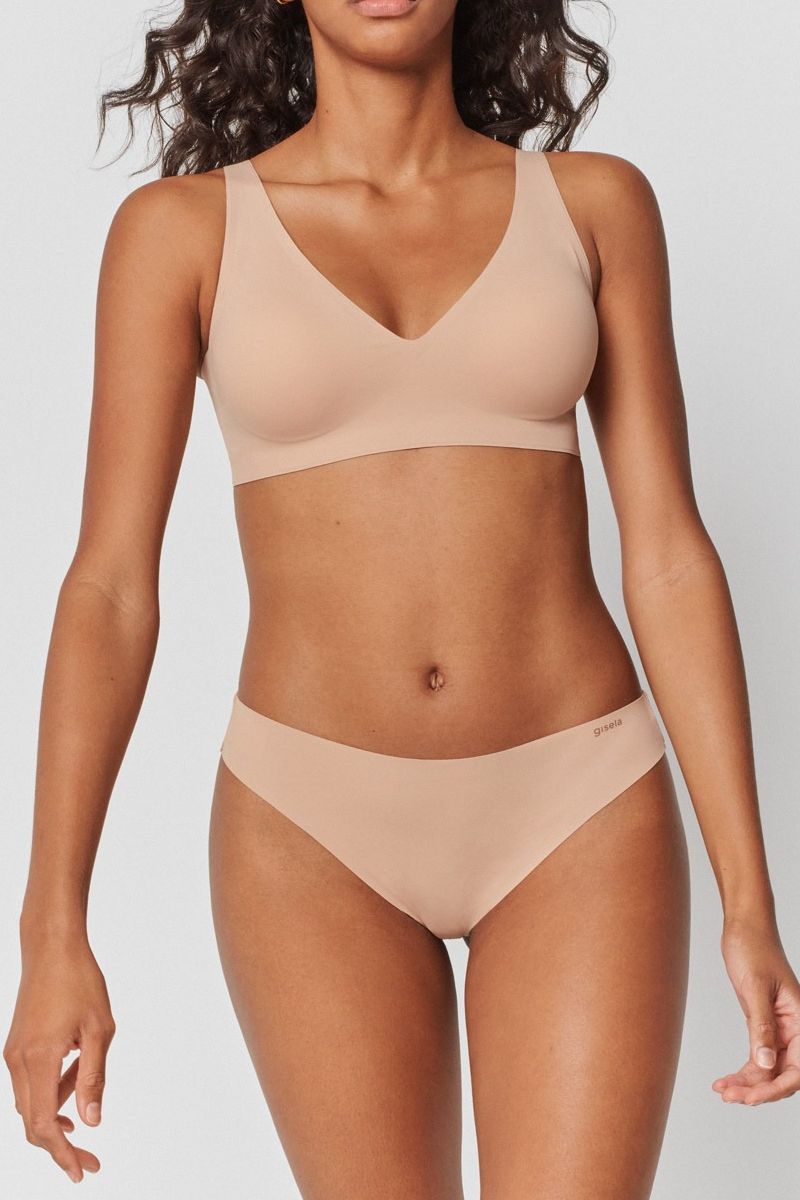 Бюстгальтер push-up без косточек 1/10011 beige