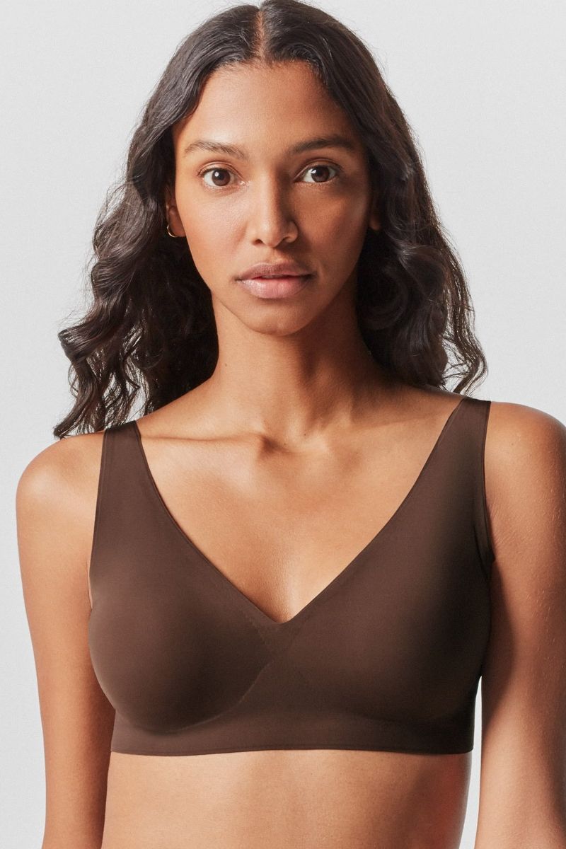 Бюстгальтер push-up без косточек 1/10011 chocolate