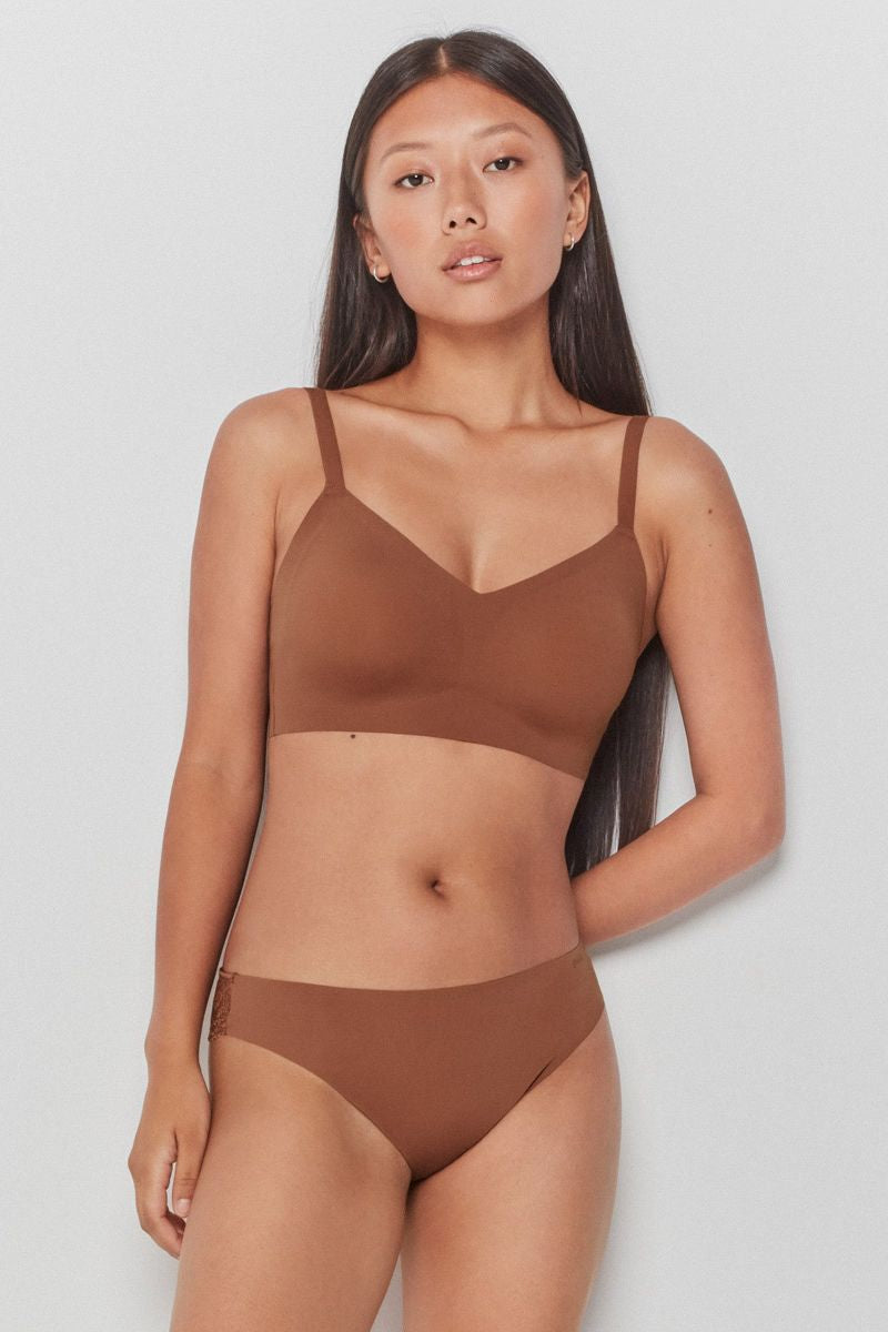 Бюстгальтер без косточек 10012T toffee