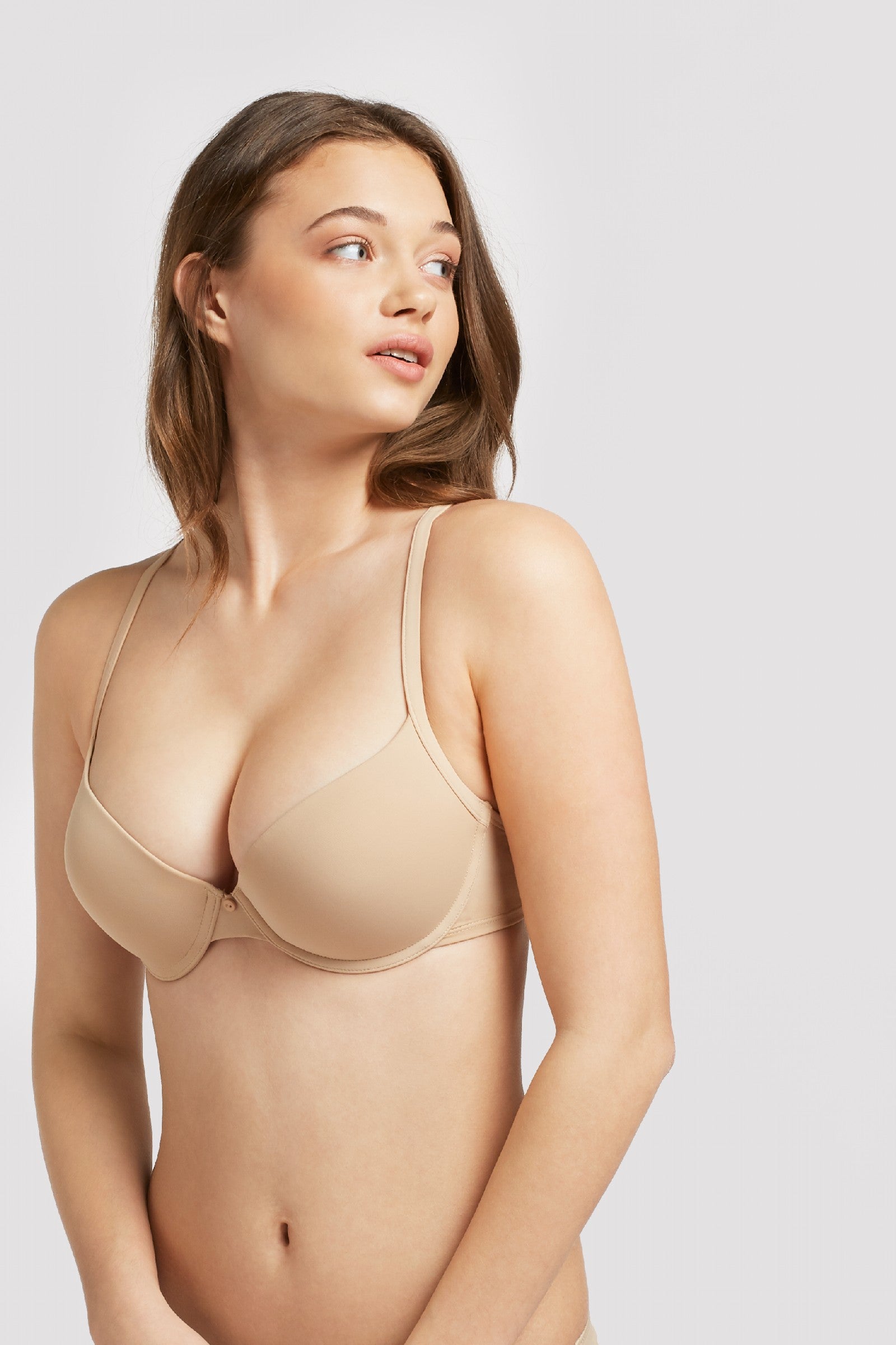 Гладкий бюстгальтер пуш-ап 105