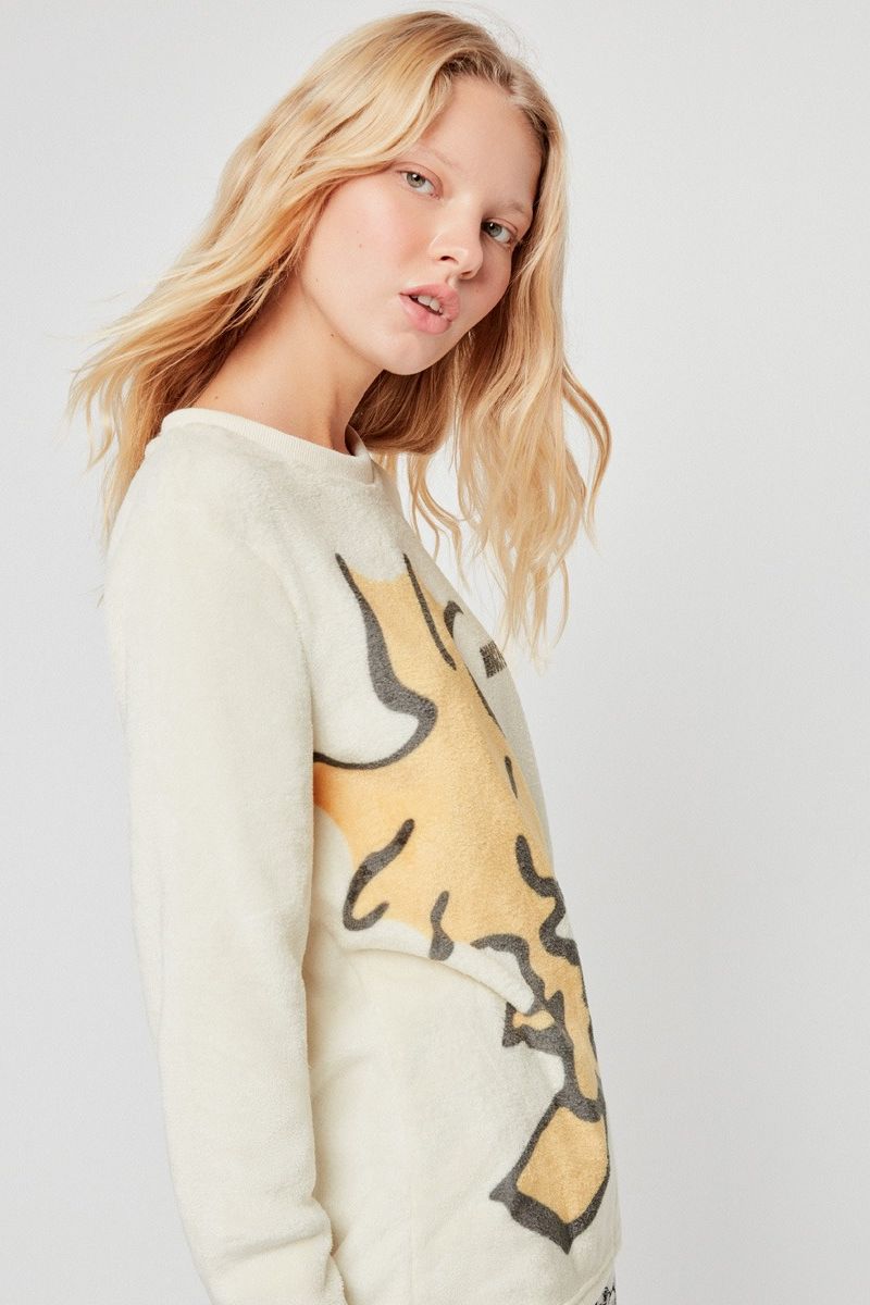 Флисовая пижама 2/1993 cream