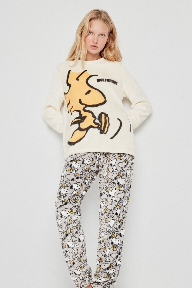 Флисовая пижама 2/1993 cream
