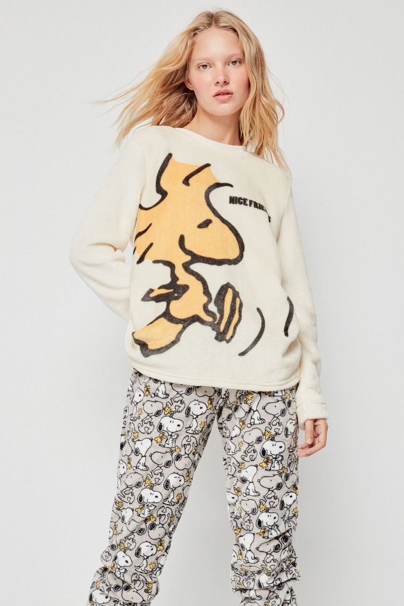 Флисовая пижама 2/1993 cream