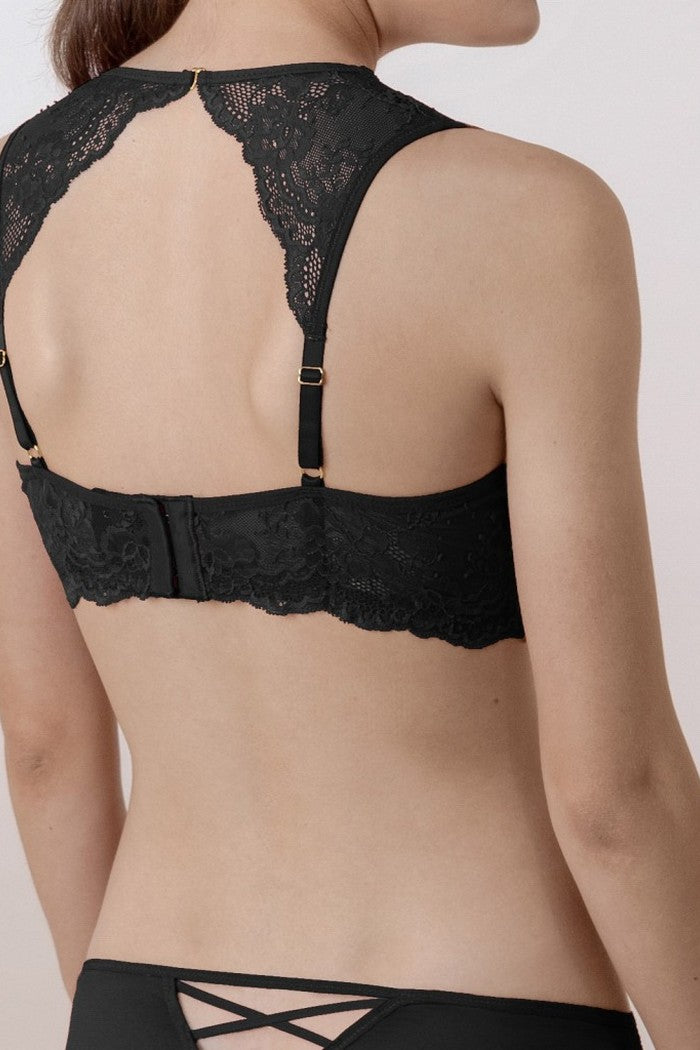 Кружевной комплект с декоративной спиной 30180