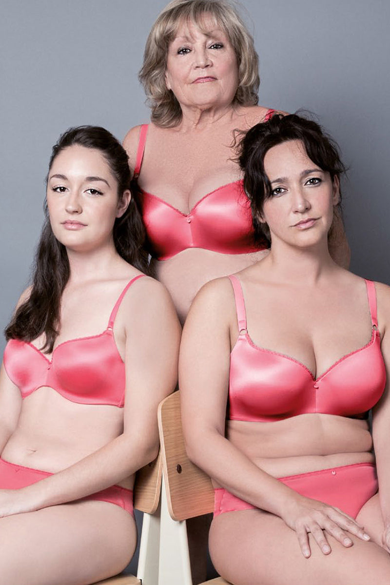 Комплект белья со съемными косточками 329col raspberry