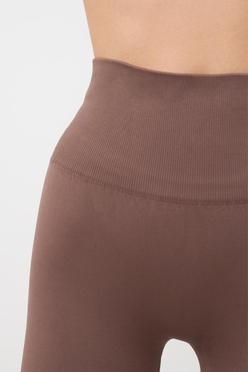 Бесшовные леггисны из микрофибры 1005298 Leggings Model 2 deep taupe