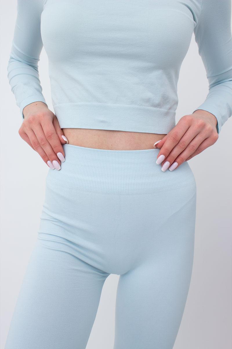 Бесшовные леггисны из микрофибры 1005298 Leggings Model 2 spun sugar