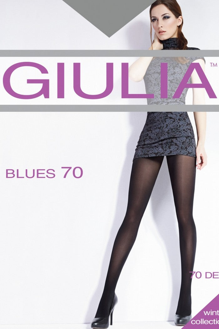 Непрозрачные колготки из микрофибры Blues 70d