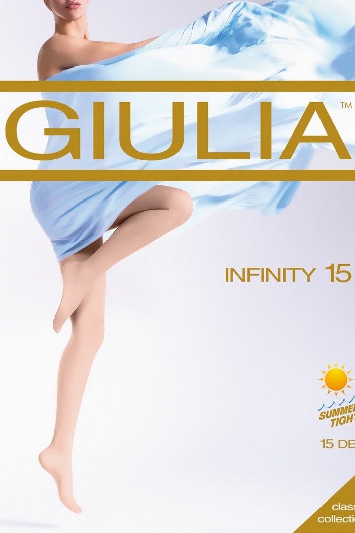 Тонкие колготки без шортиков Infinity 15d