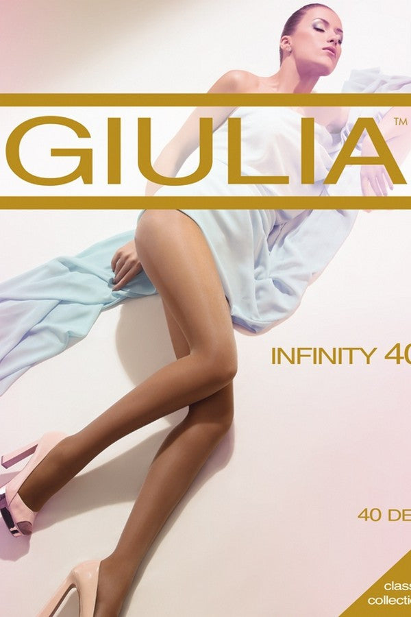 Шелковистые колготки без шортиков Infinity 40d