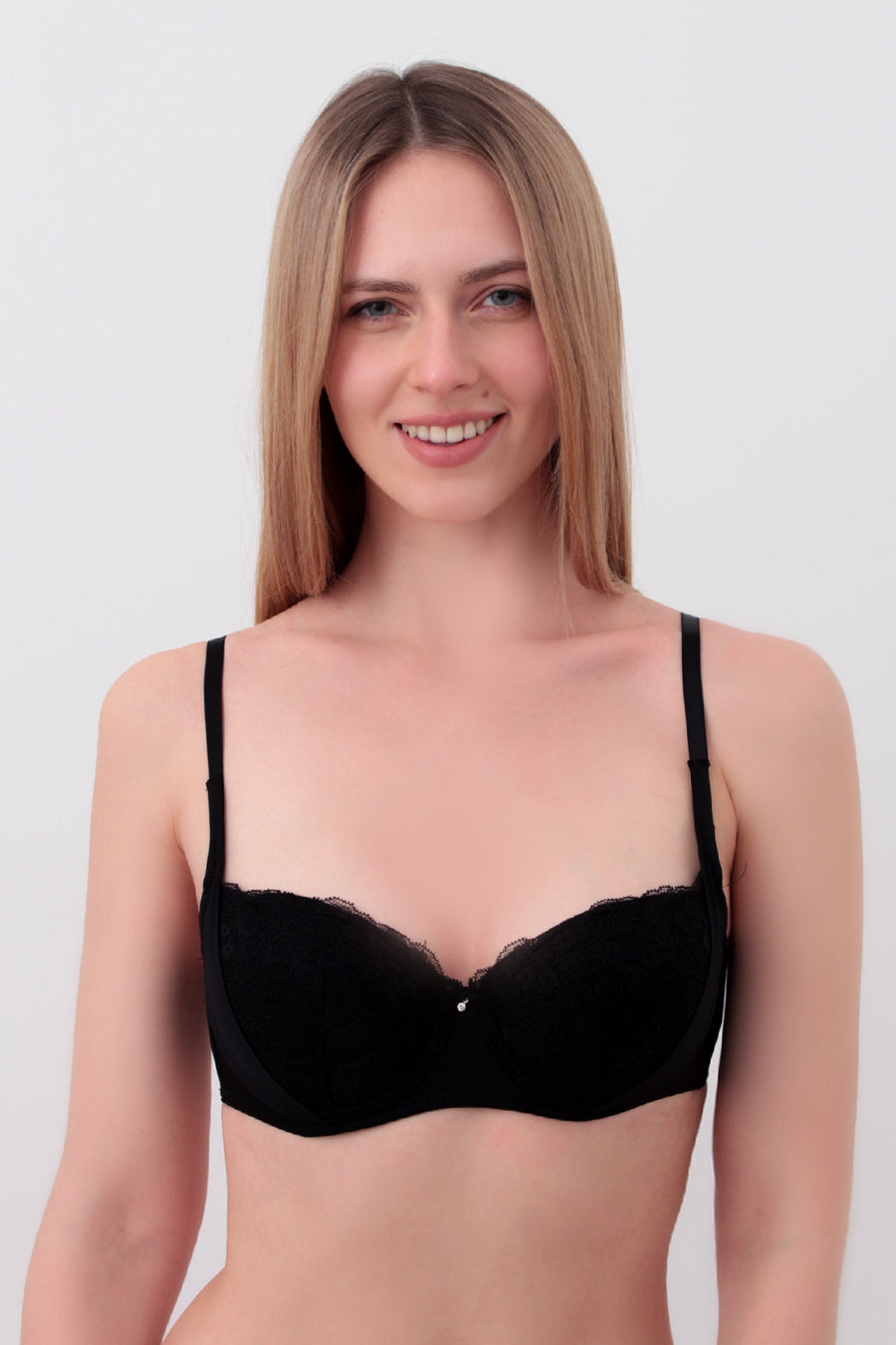 Бюстгальтер со съемными вкладышами Monica UP-00001738 black