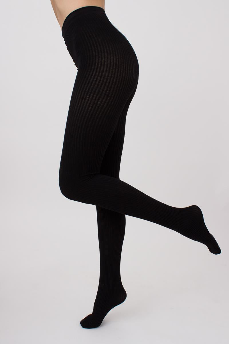 Хлопковые колготки в полоску Shell 1 150d