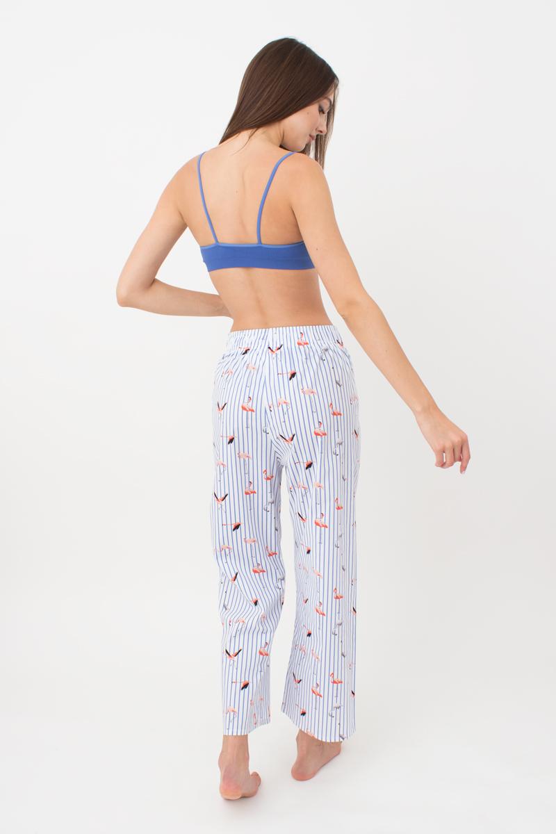 Пижамные брюки с принтом Flamingo UP-00000091 blue stripe
