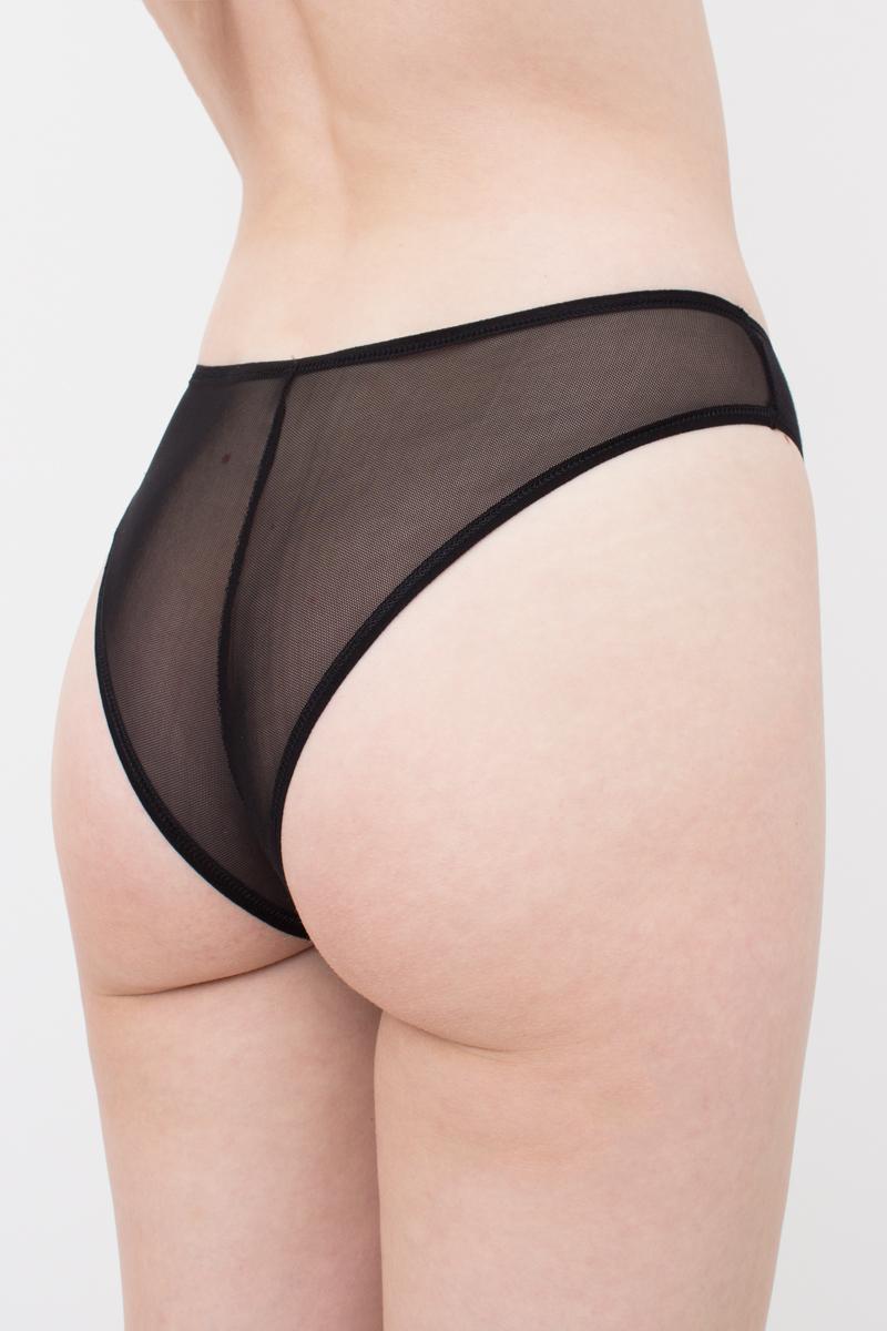 Трусики бразилиана с микросеткой Loise UP-00002000 black