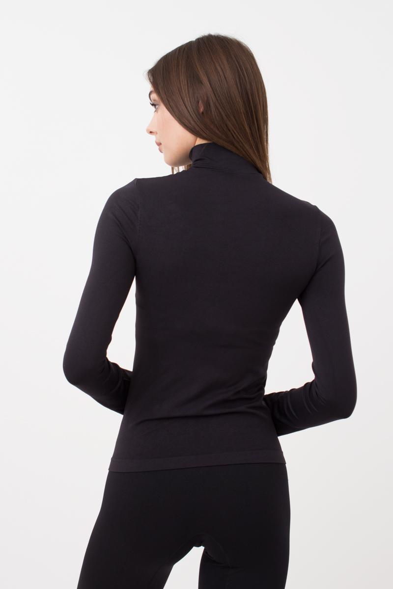 Бесшовная водолазка 1011090 Long Sleeve Neck black