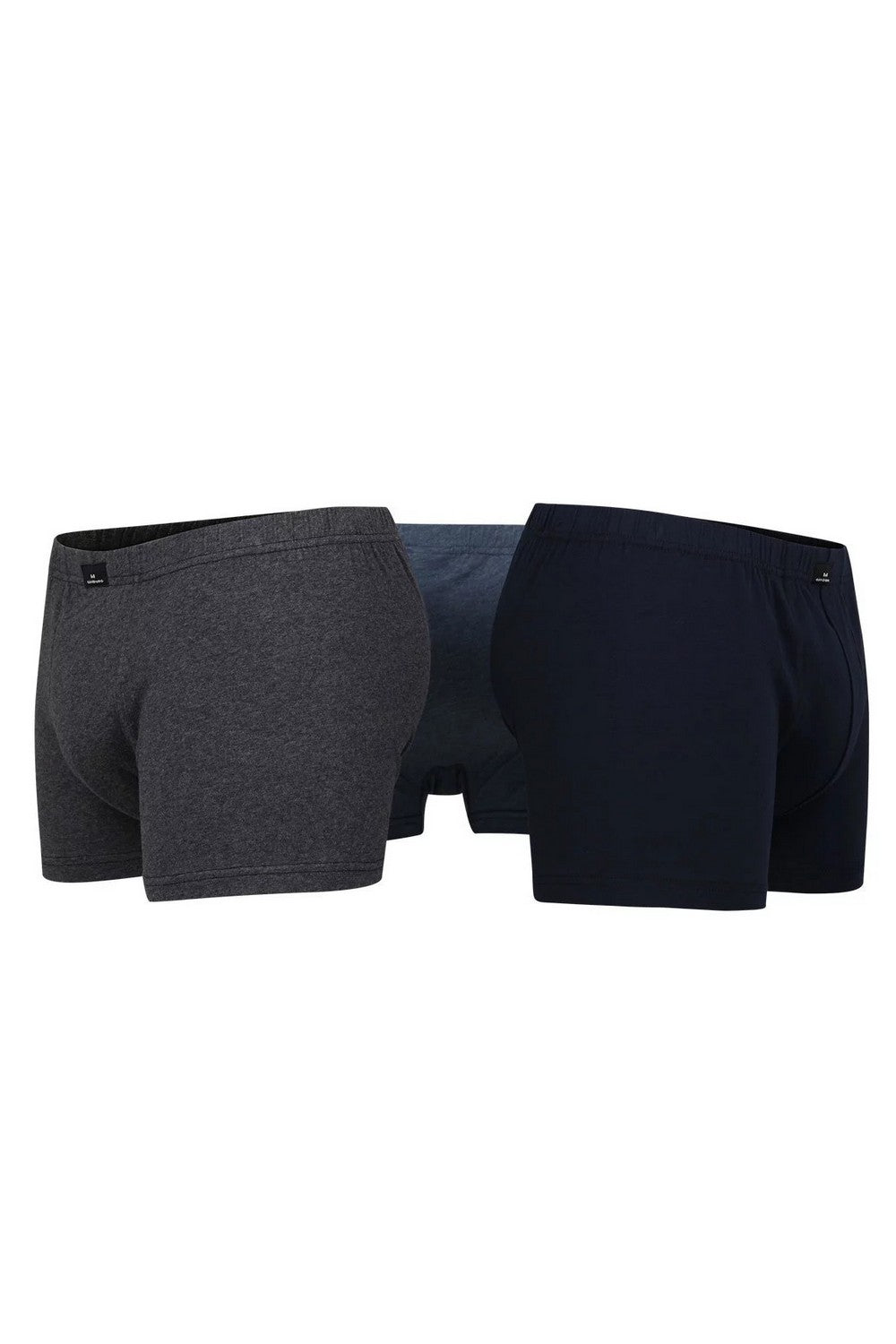 Мужские трусы шорты 740922 NOS 631 (3 шт.) blue/dark/melange