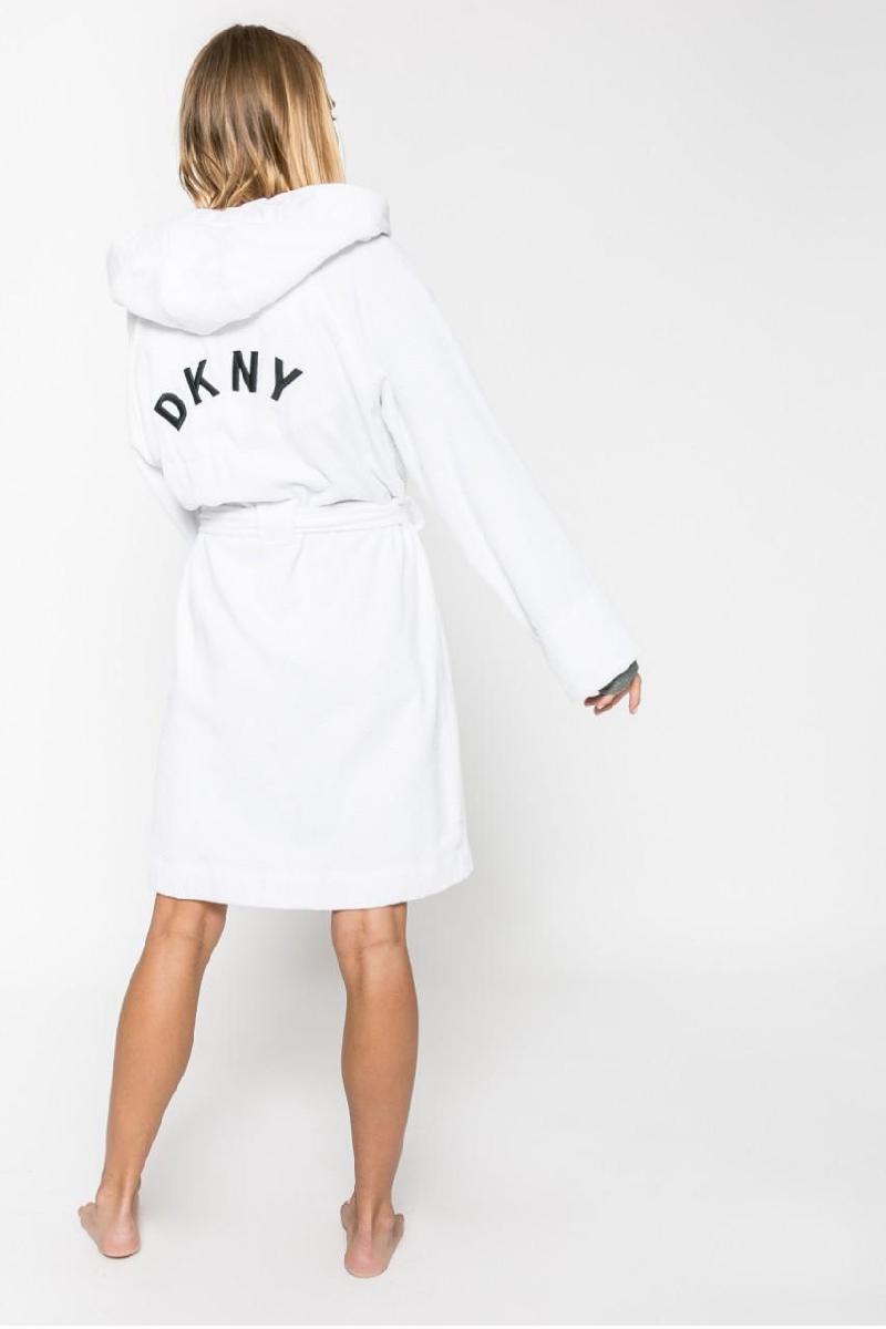 Халат з капюшоном YI2019259/100 white