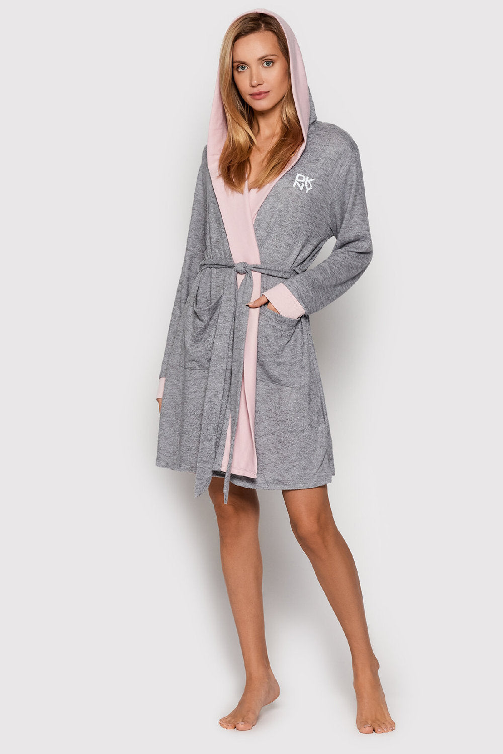 Трикотажный халат с капюшоном YI2022485/030 sidewalk