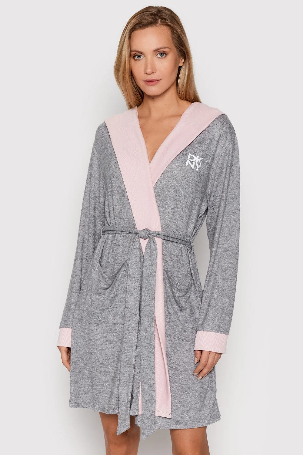 Трикотажный халат с капюшоном YI2022485/030 sidewalk