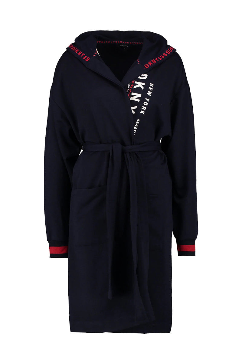 Халат с капюшоном YI2919416/400 DownTown navy