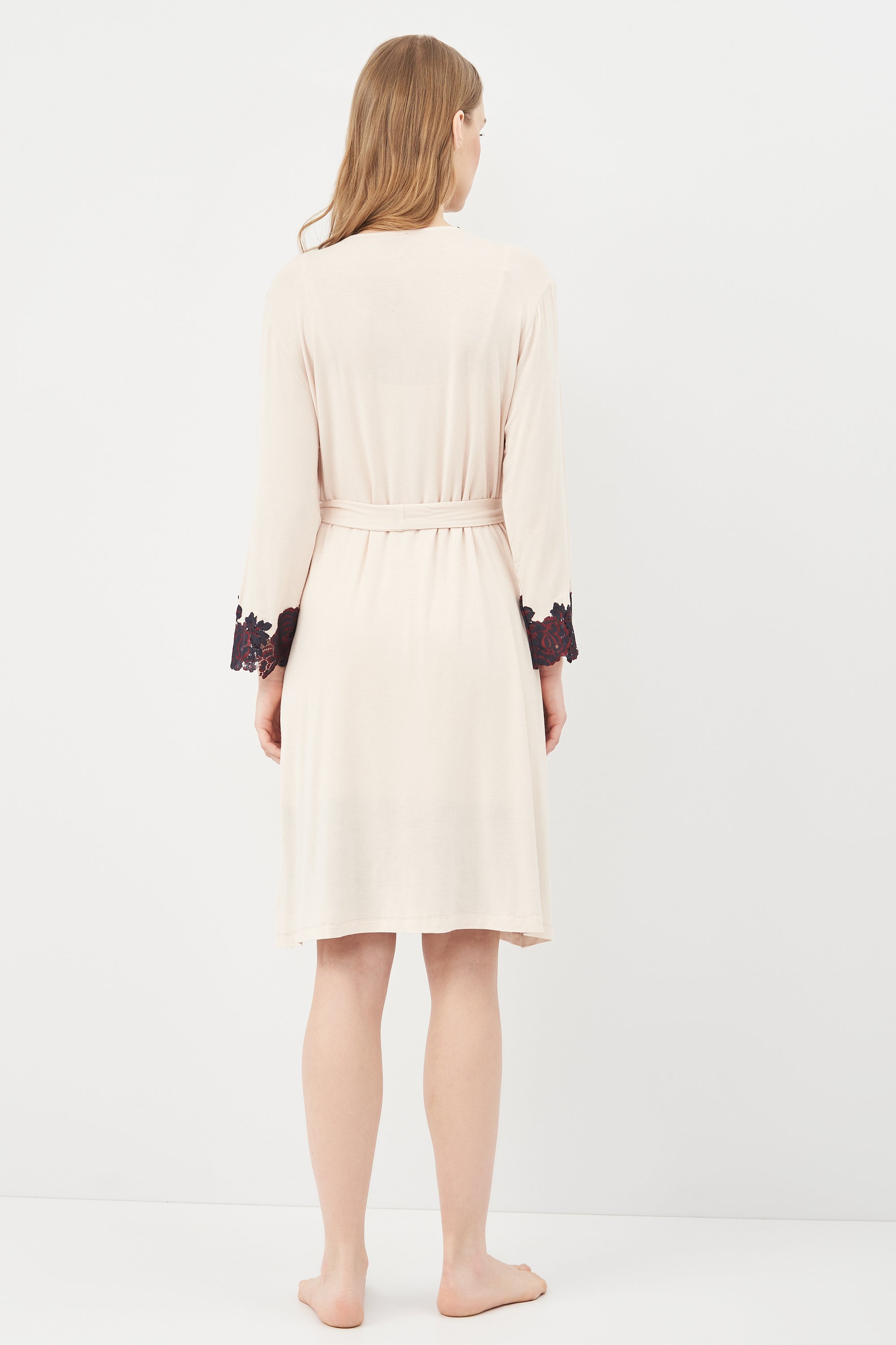 Халат из бамбука 03144 beige