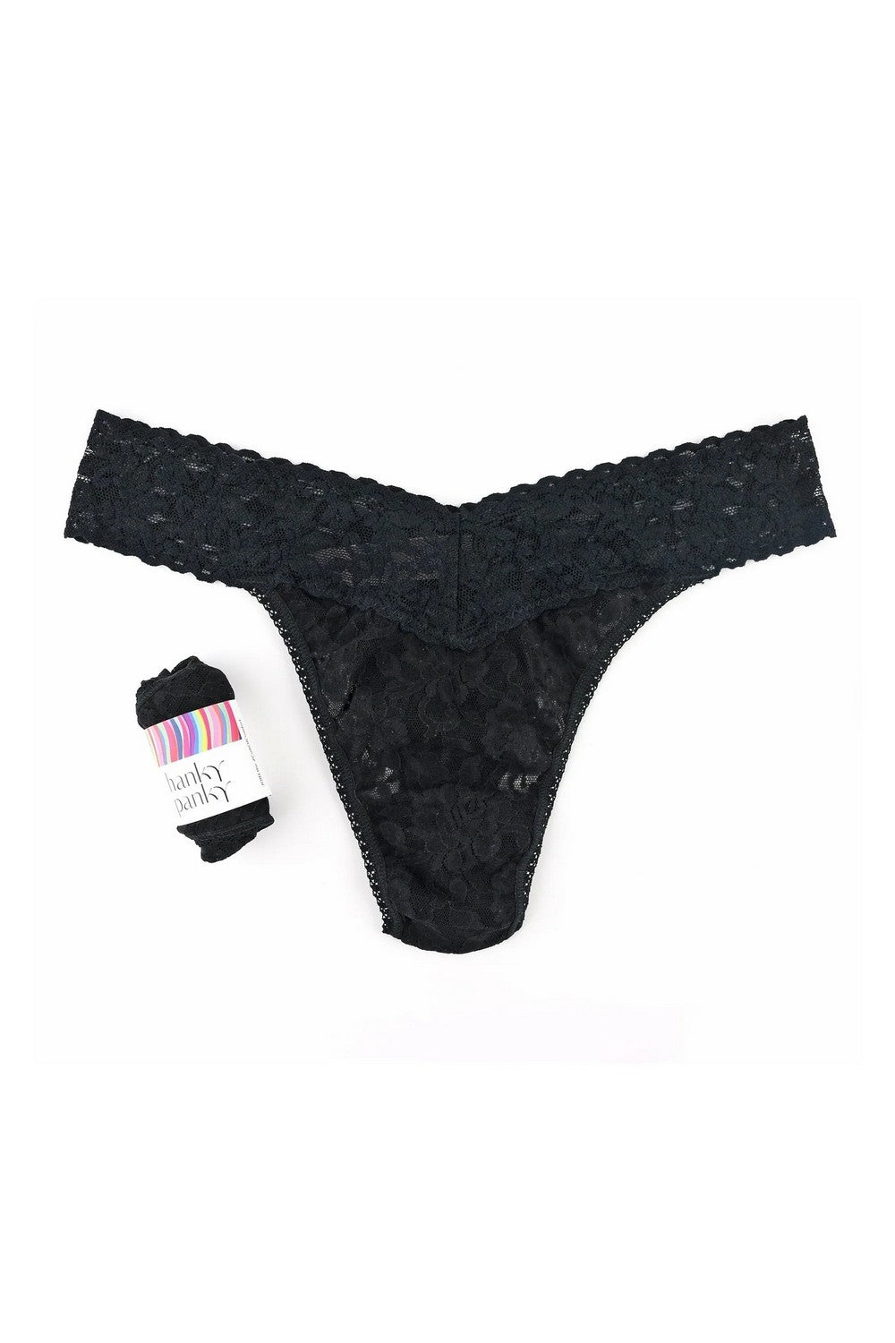 Кружевные трусики стринг 4811P Signature Lace black