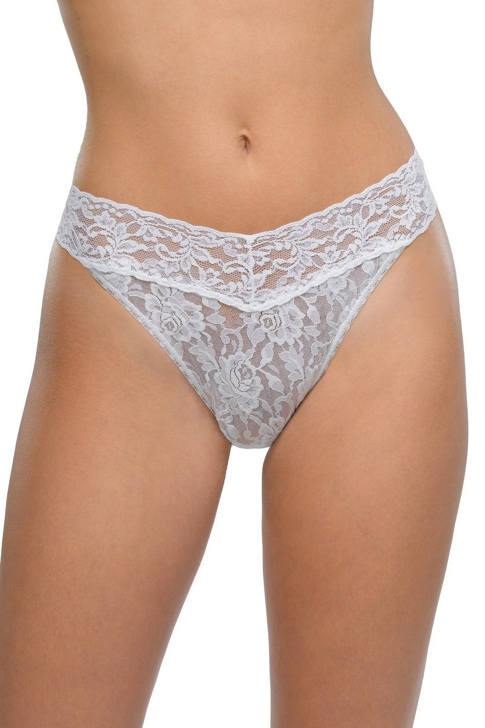Кружевные трусики стринг 4811P Signature Lace white