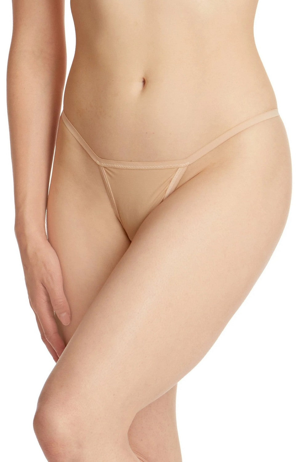 Трусики стринг из микрофибры 6J2054B Breathe taupe