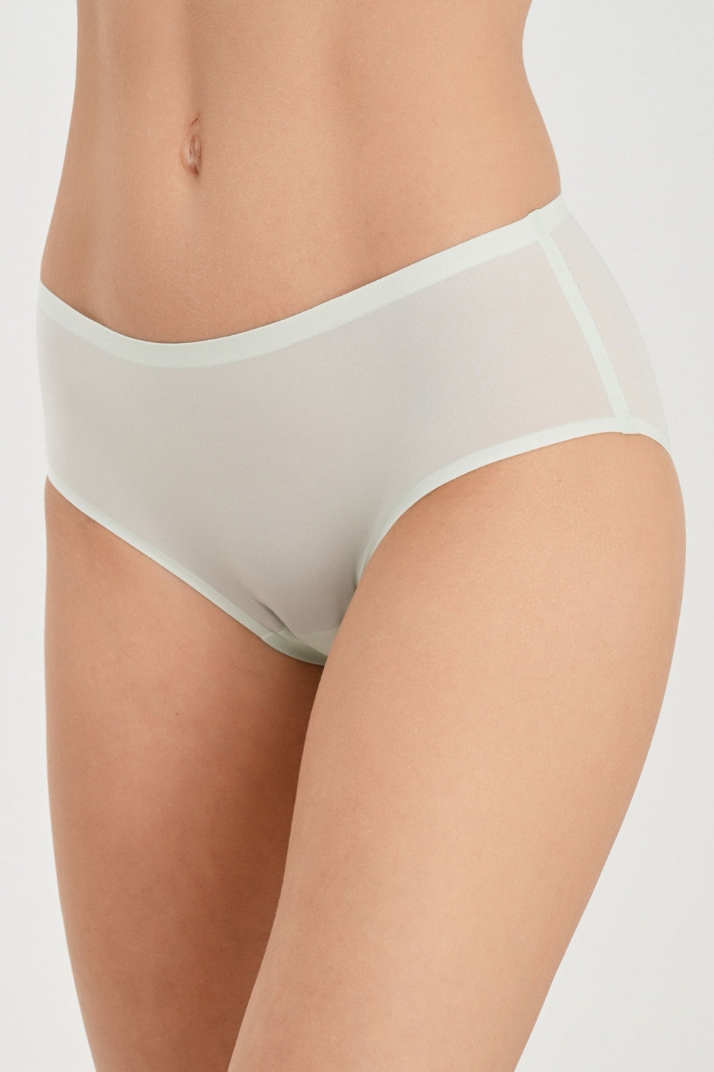 Бесшовные шортики 2644 Soft stretch green lily