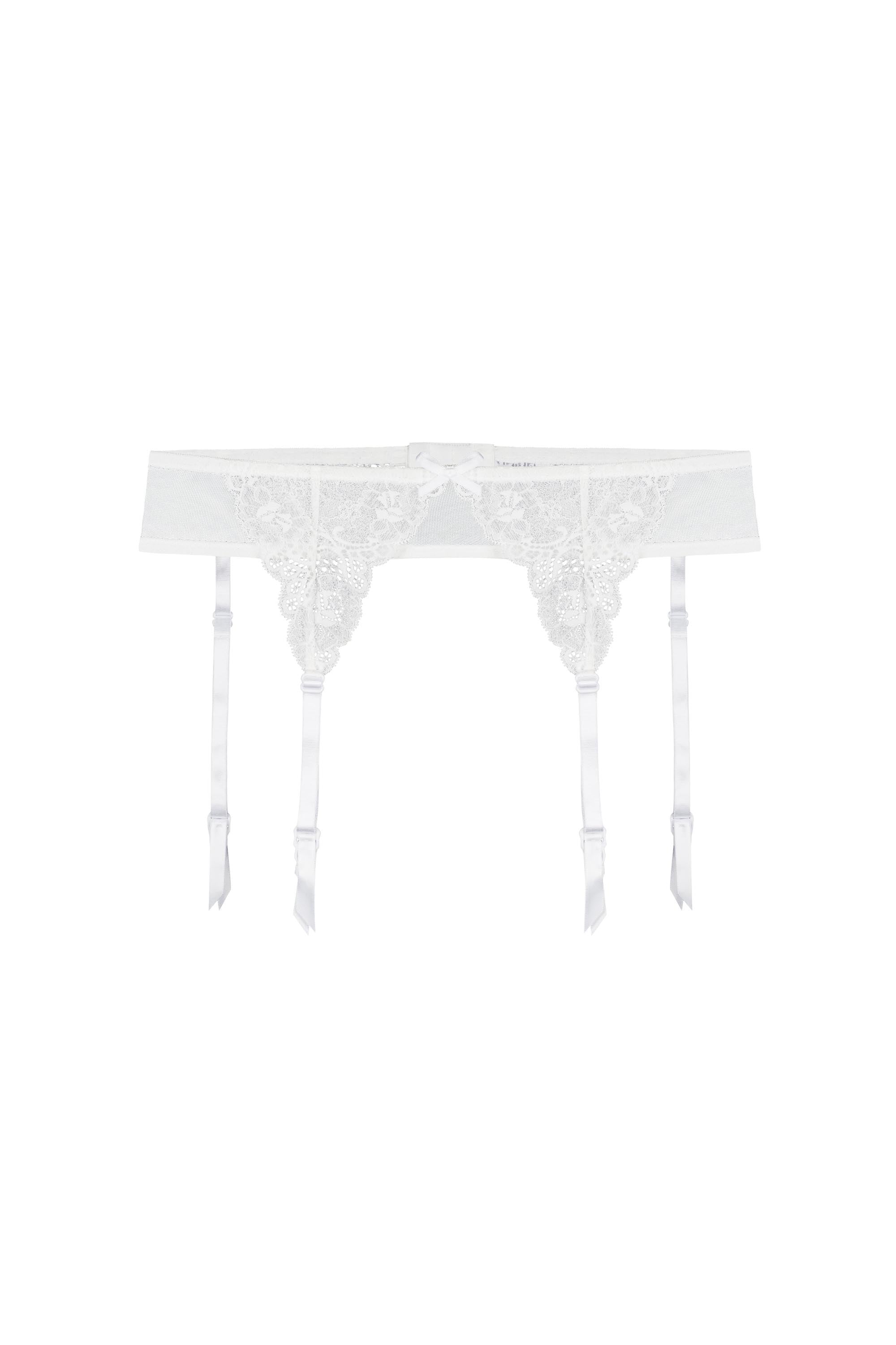 Пояс для чулок из тюля с кружевом Iris