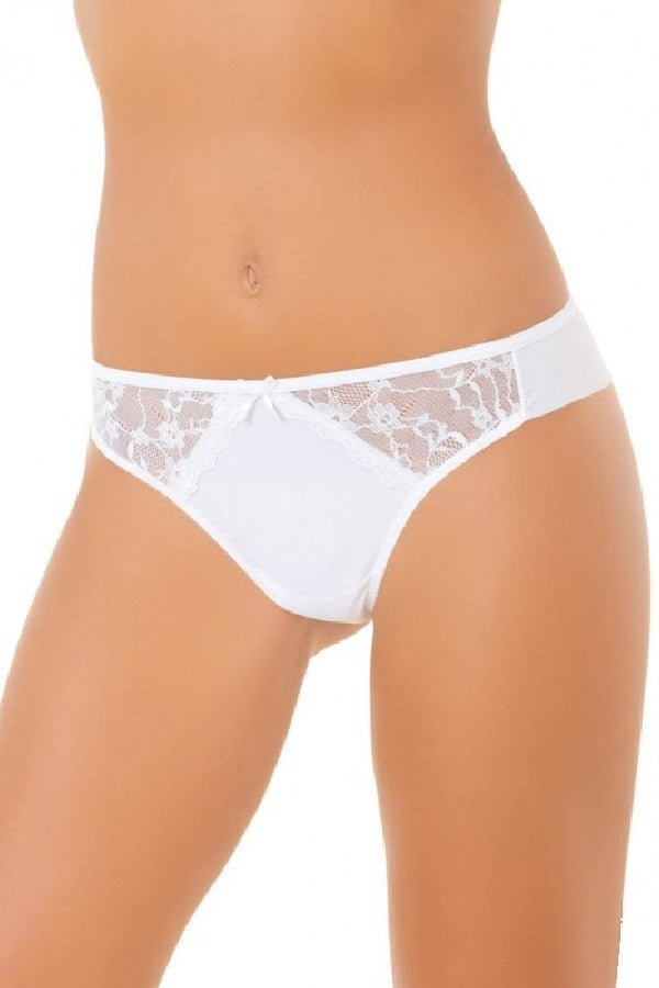 Трусики стринг с кружевом 1610