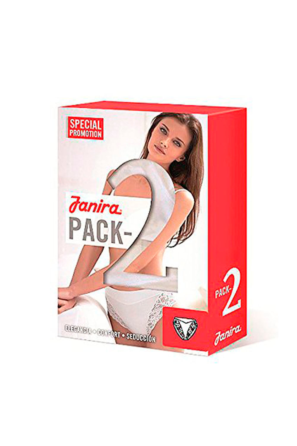 Набір бавовняних трусиків сліп 31548 Neri esencial (2 шт.)