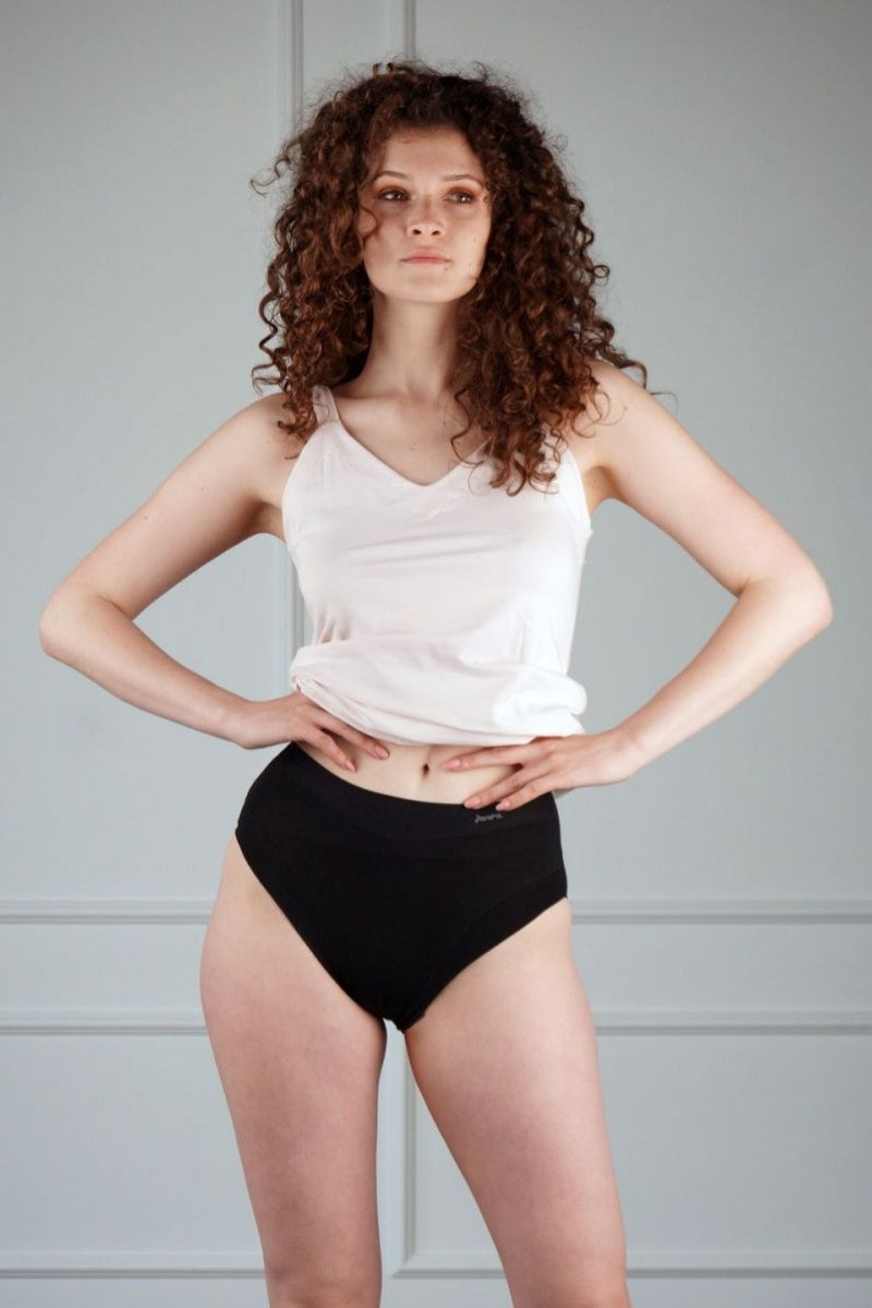 Хлопковые трусики слип 31637 Esencial (2 шт.) black