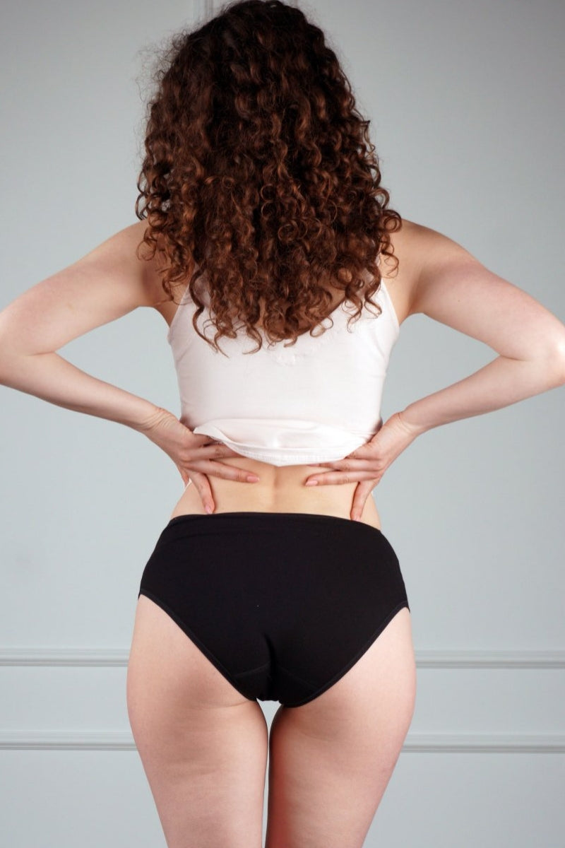 Хлопковые трусики слип 31637 Esencial (2 шт.) black