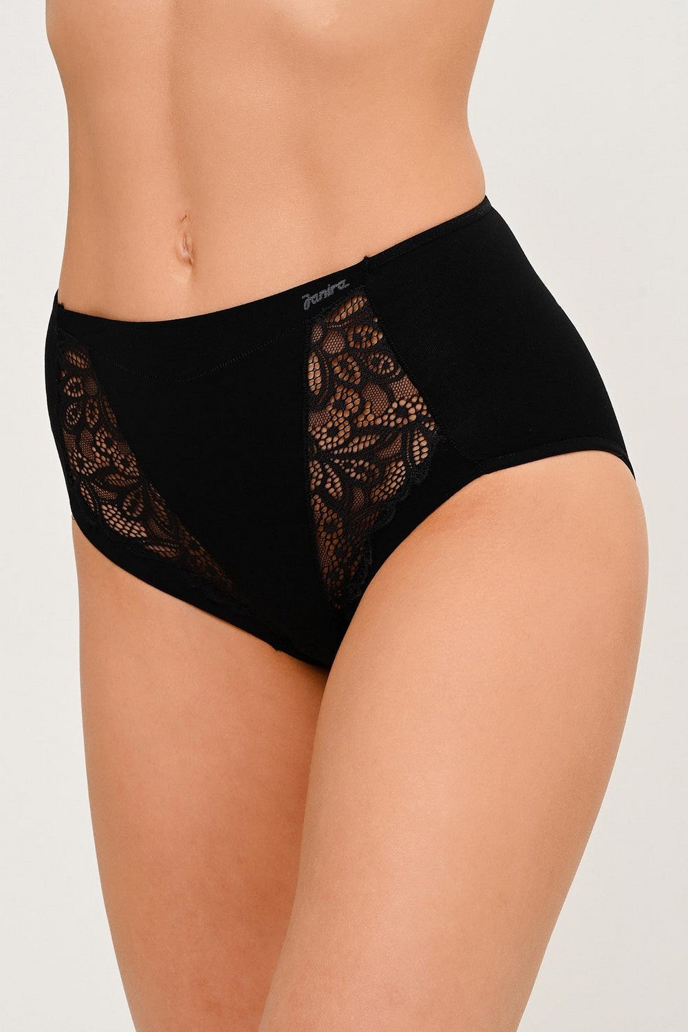 Трусики слип с кружевом 32267 Carey black