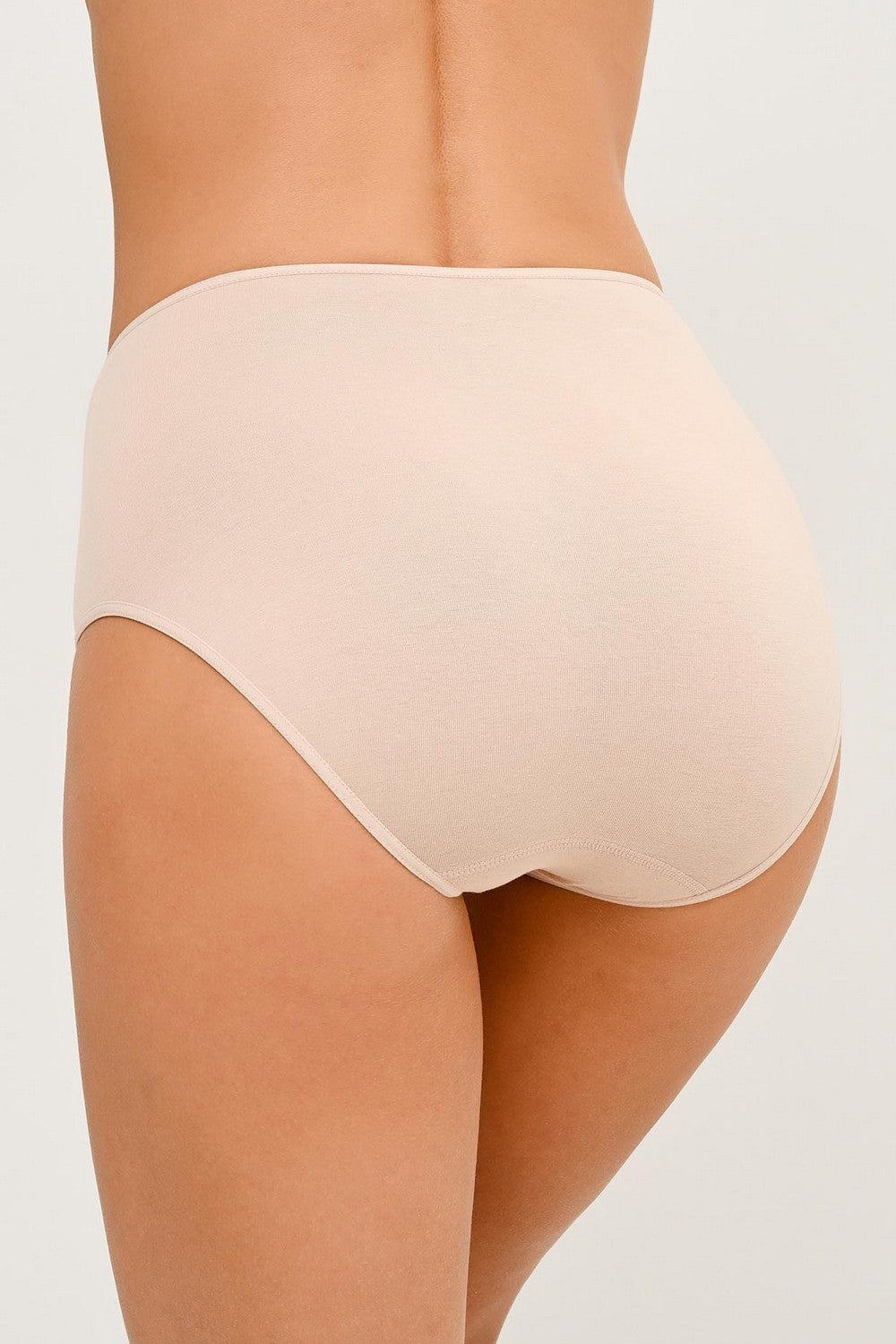 Высокие трусики слип из хлопка 32267 Carey dune