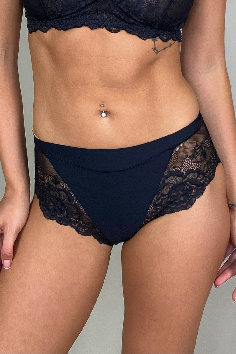 Трусики слип с кружевом 31857 Milano