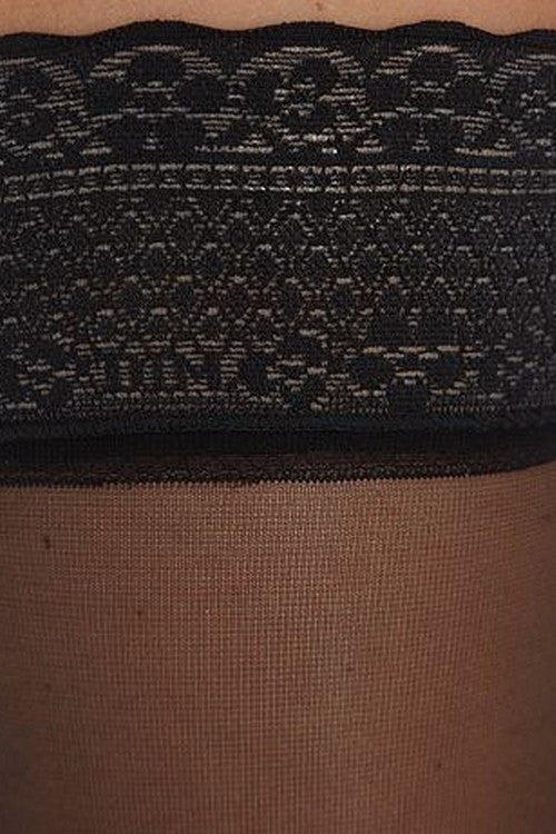 Чулки с кружевной коронкой 1557 Beauty Resist Transparent 20d