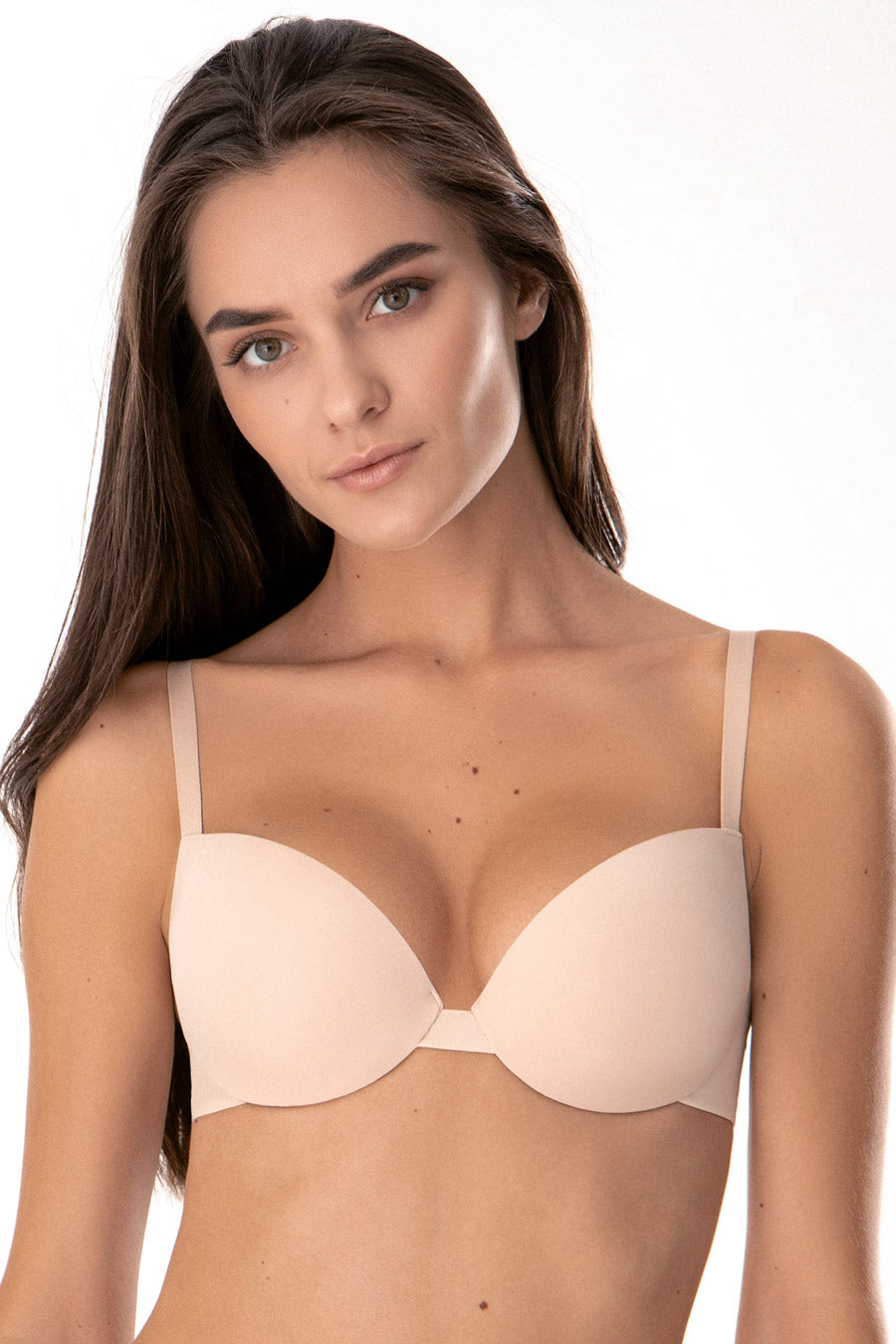 Бесшовный бюстгальтер push-up 1000 Siri beige