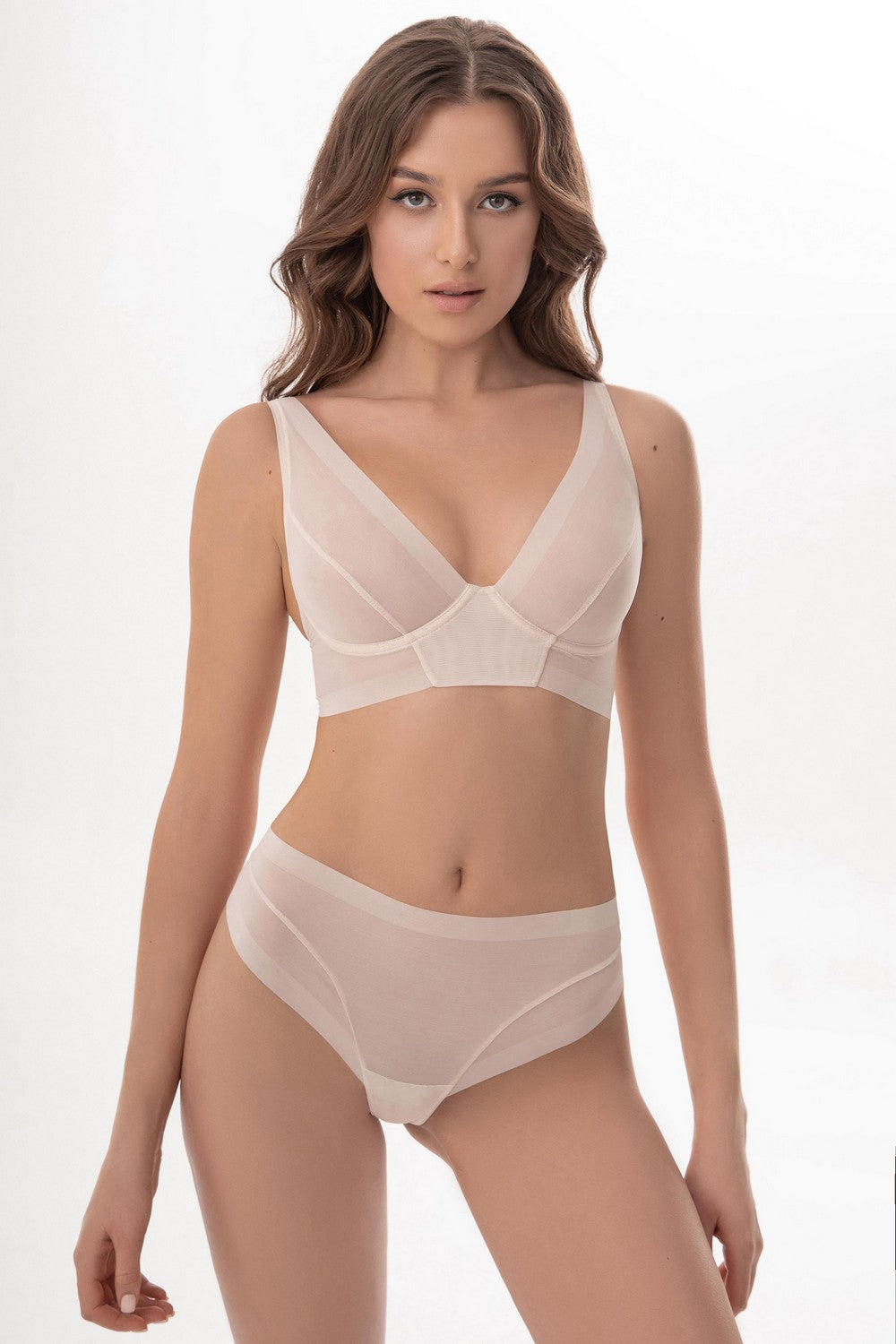 Трусики стринг из микросетки 2120/75 Riana ecri