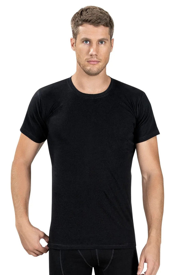 Мужская хлопковая футболка 111 black