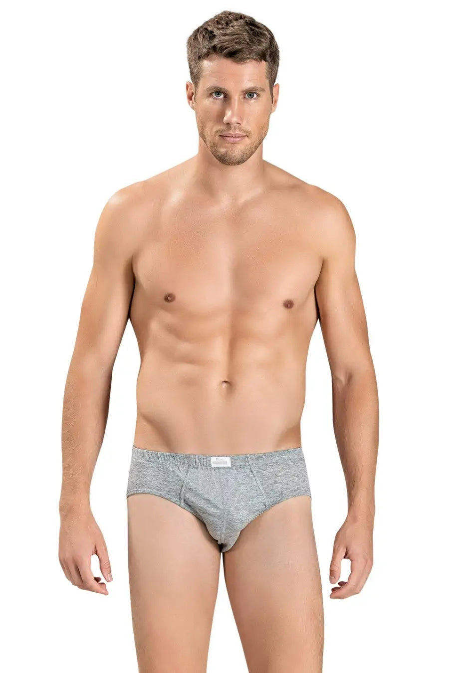 Мужские слипы из хлопка 129 grey