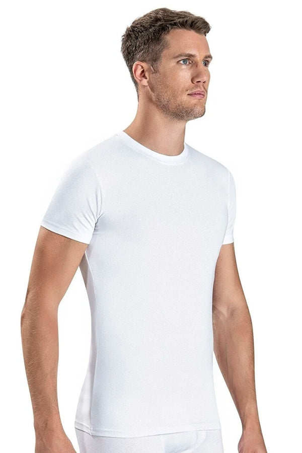 Мужская хлопковая футболка 133 white
