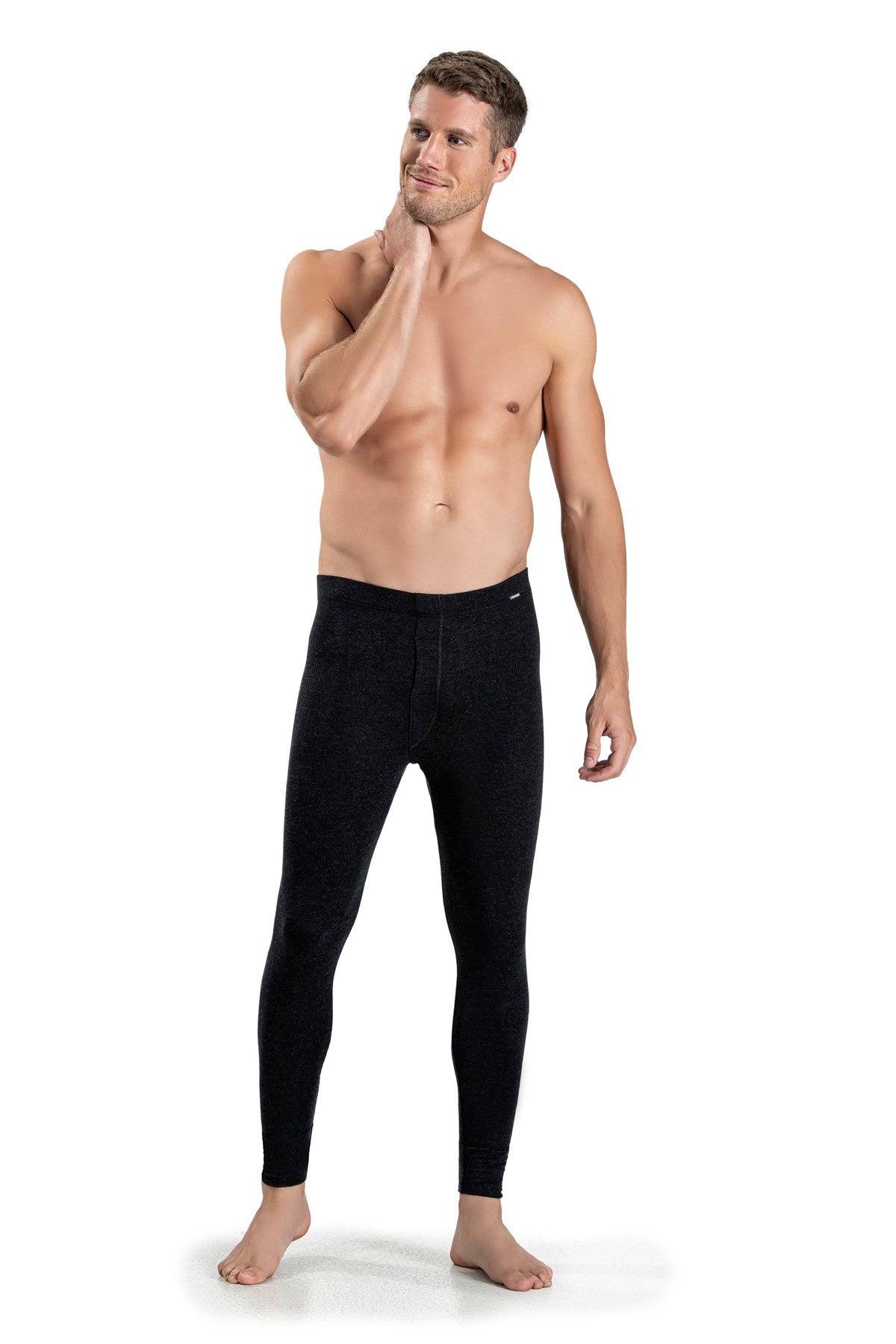 Мужские термобрюки из вискозы 175 black