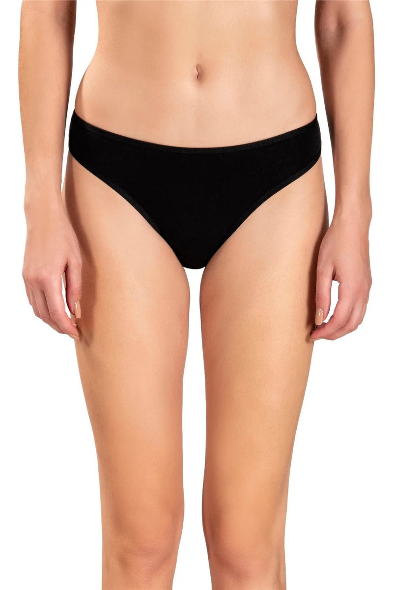 Хлопковые трусики слип 655 black